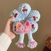 Cute Flower Butt Creative Large Intestine Hair Ring Fun Cartoon Animal Half-Body Doll Ponytail Scrunchies Hair Accessories