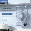 Portable USB Rechargeable Folding Fan - Compact Electric Fan for Home and Outdoor Use