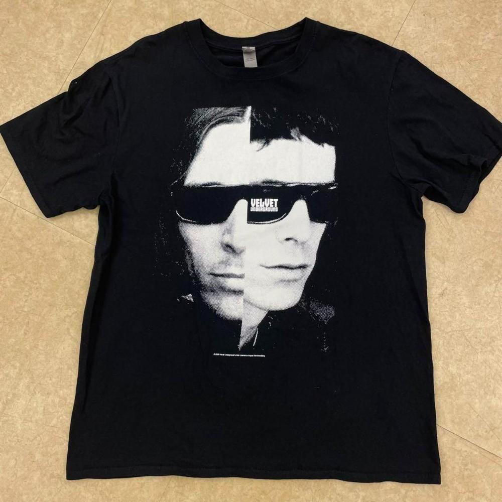 90s Vtg The Velvet Underground band rare design black T shirt Unisex NH19722 Unisex T-Shirt L