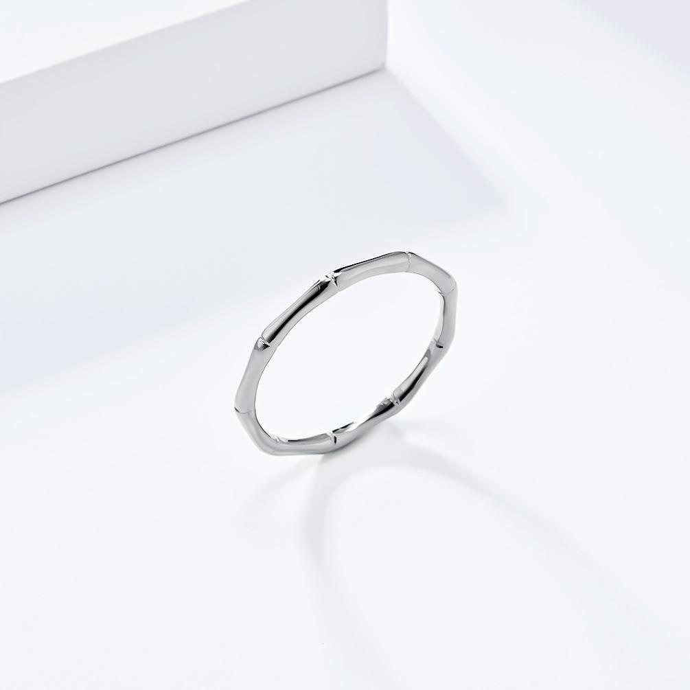 2026 Simple Natural Bamboo Women's Ring Ring Fashion High Sense Elegant Temperament Commuter Wear Jewelry