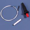 1Set Push Button Piezo Ignitor With Cable Spark Ignition Kit Pressing Sparking For Oven Stove Bbq Camping Hiking Kitchen Lighter