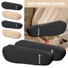 Car Seat Armrest Cover Soft Comfortable Elastic Cloth Accessories For Skoda Kamiq MK3 Roomster Rapid Kodiaq Karoq Fabia Enyaq
