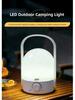Rechargeable Dual-Color Night Light, Adjustable Brightness for Camping & Bedroom Sleep Aid