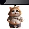 Fat Cat Dog Car Rear View Mirror Decoration Car Hanging Ornament Car Hanging Mirror