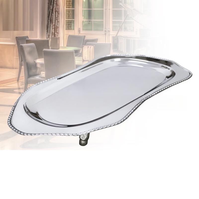 Stainless Steel Commercial Serving Platter with Lid