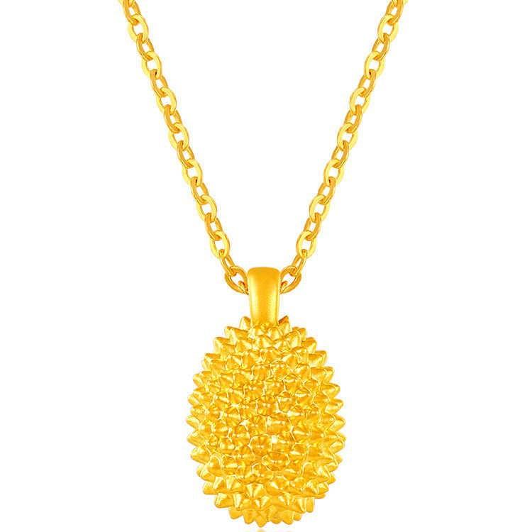 Durian Necklace Female Creative Personality Temperament Senior Nostalgia Niche Design Pendant Premium Durable Quality
