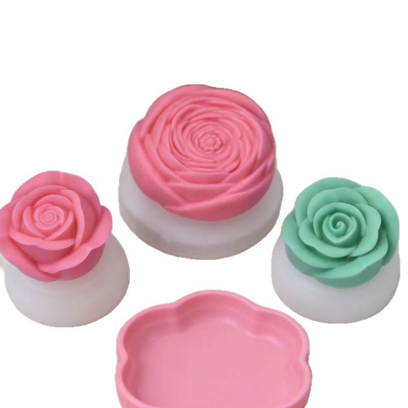 Tulip Rose Silicone Mold for DIY Candle, Plaster, and Cake Decoration