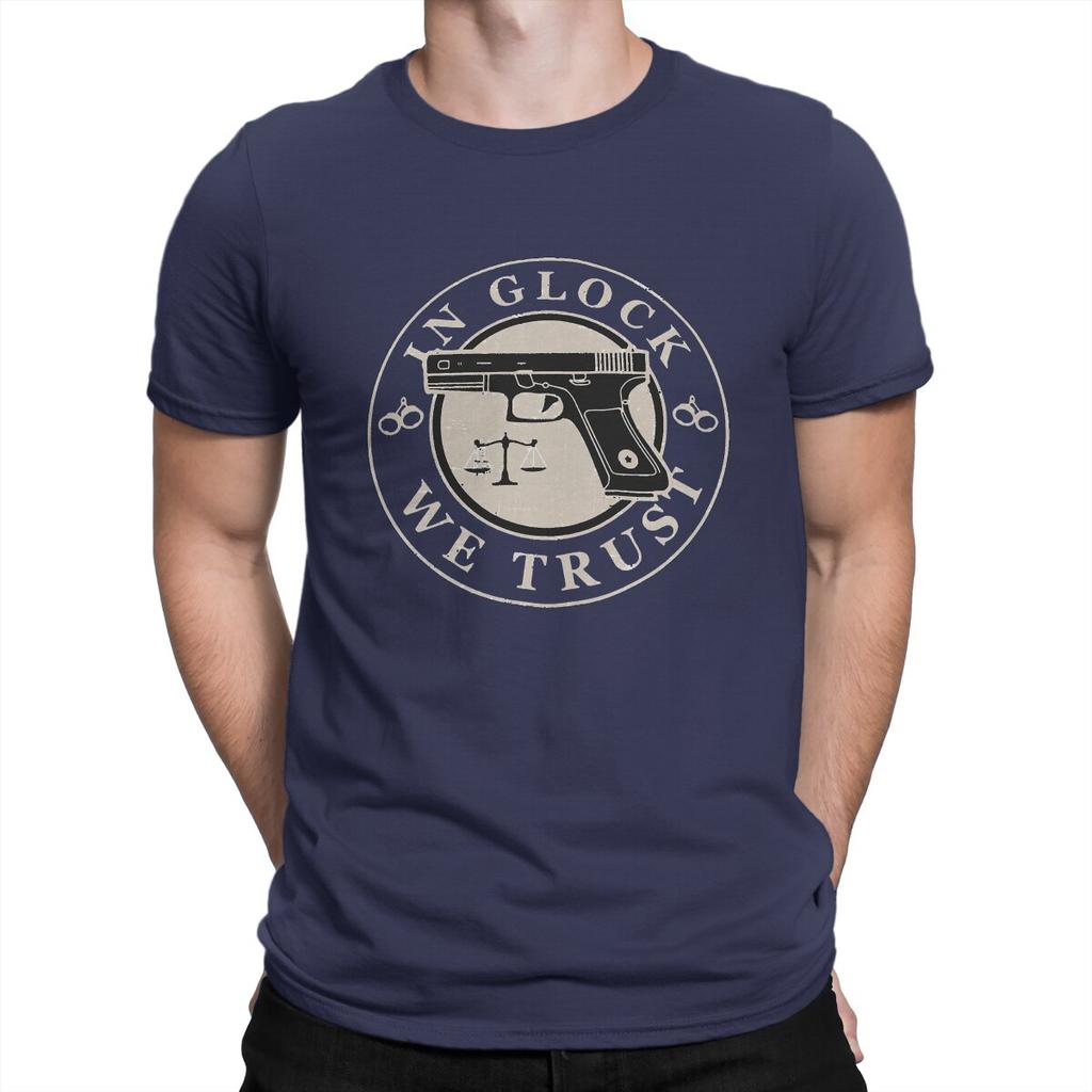 Leisure In We Trust T-shirts voor Heren Ronde Hals Puur Katoenen T-shirt Smith Cool Wesson Korte Mouwen Tees