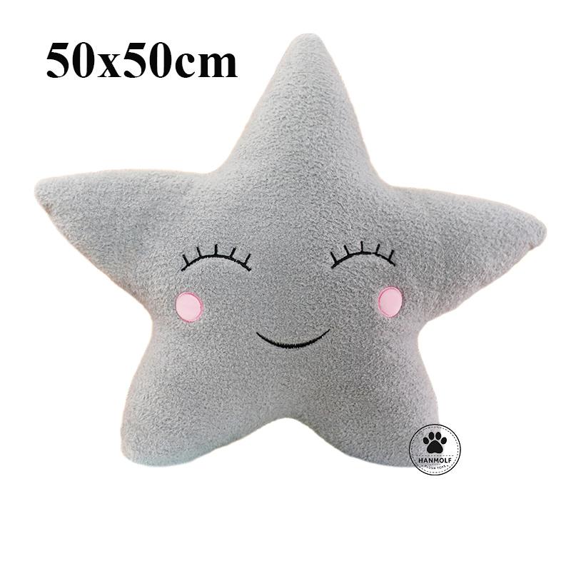 Shy Sky Plush Throw Pillow Stuffed Pink Grey White Cloud Moon Star Water Drop Soft Cushion Sofa Chair Decoration Present