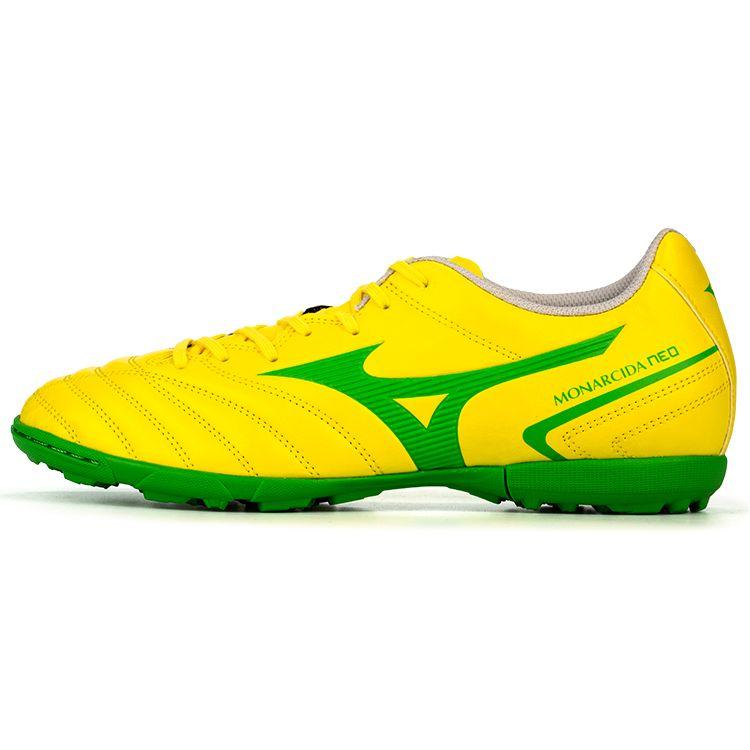 Mizuno Monarcida Neo Select AS TF Men Soccer Shoes Yellow Green P1GD222535 39