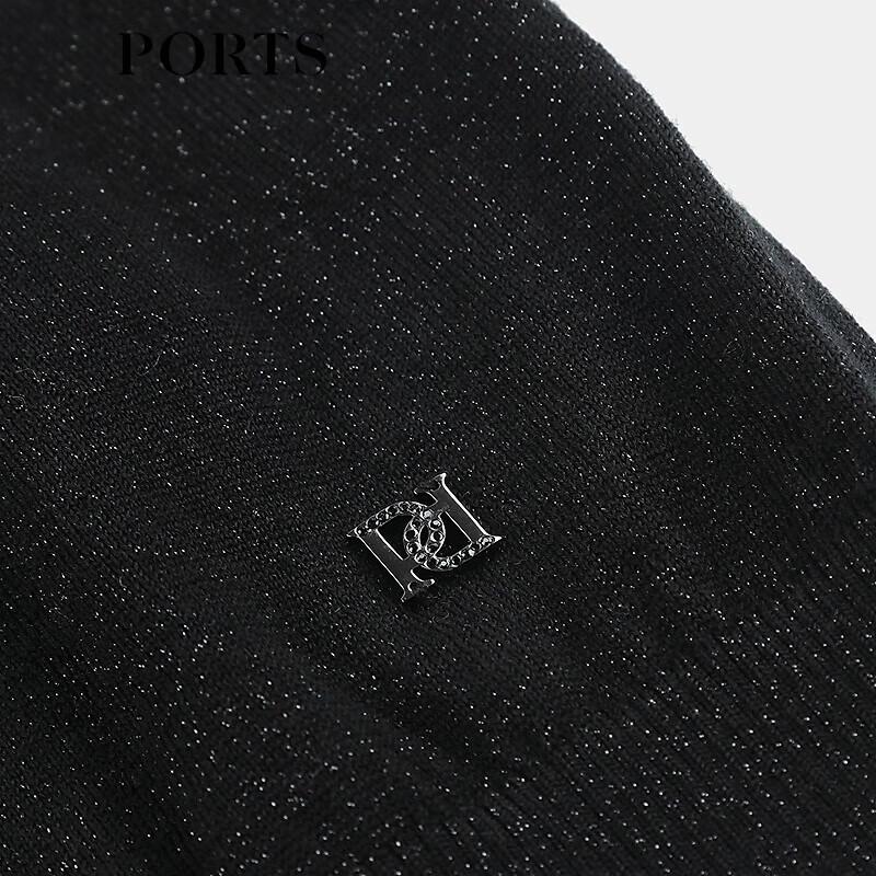 PORTS Women's Semi-High Neck Knit Sweater