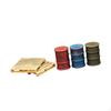 3 Pieces 1:64 Scale Oil Barrel Model Creative Artwork Novelty Hand Painting Miniature Figure for
