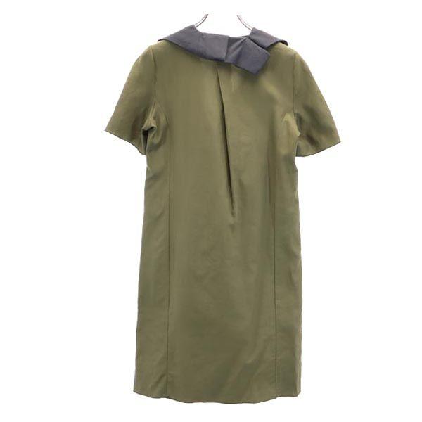 MARNI made in Italy Short sleeve one piece 42 khaki Women Used