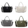 Classic Nylon Tote Bag For Women With Zipper Closure For Daily Use