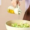 Premium Glass Oil Spray Bottle 470ml Kitchen Oil Dispenser with Automatic Opening and Closing Function