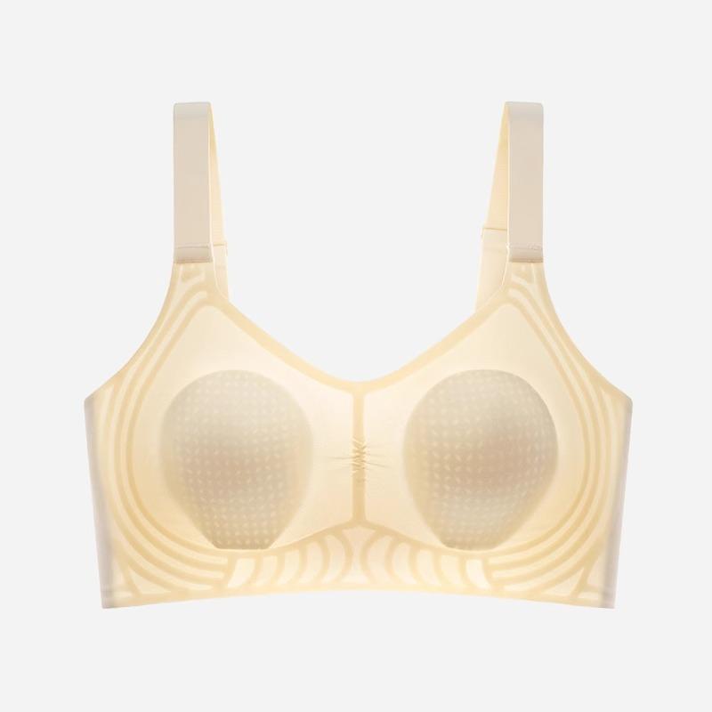 Traceless Underwear Women's Big Breasts Show Small and Thin, Close the Secondary Breasts, Support the Upper Anti-sagging Soft Support