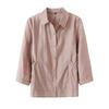 Tencel Spring Elegant Casual Lapel Shirt Jacket - Stylish, Versatile, Loose Fit for Women