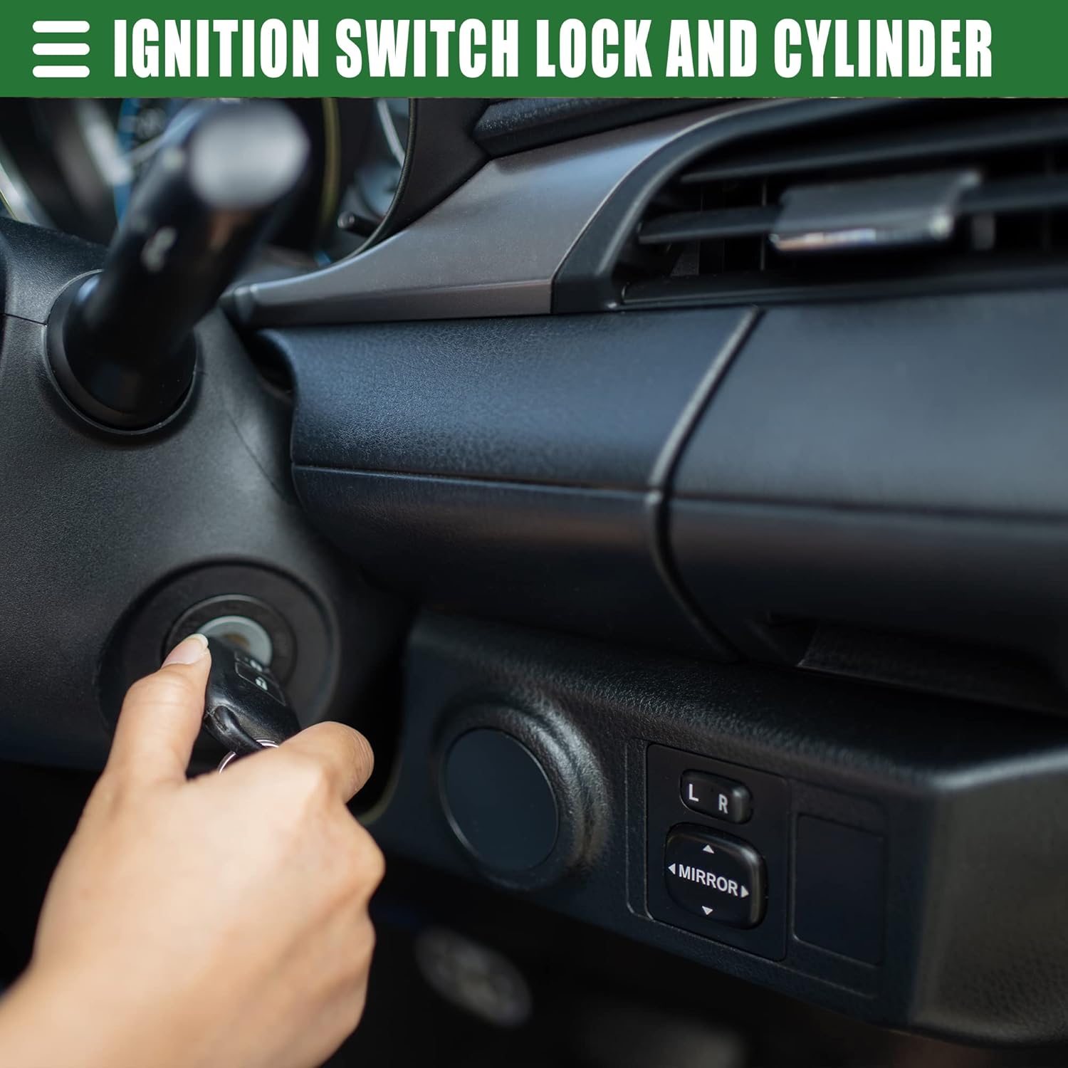 

Motoforti Ignition Starter Switch Ignition Lock Cylinder w/2 Keys, for Chevy Classic Malibu Impala, for Oldsmobile Alero Cutlass, for Pontiac Grand