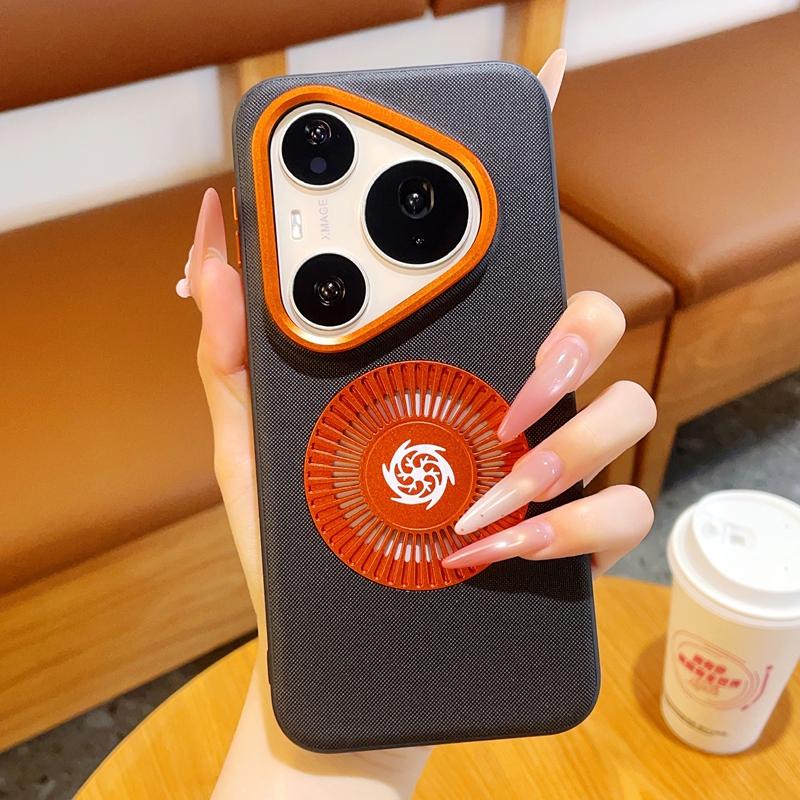 For HuaWei Pura 80 Ultra Pro 90 Pro Max Soft Edge Phone Case Magnetic Wireless Charger PC Hard Shell Protection Back Cover