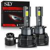 2 Stück 60000Lm 130W D1S D3S D2S D4S LED-Scheinwerferlampen 6500K Weiß D1R D2R D3R D4R Auto Turbo Licht mit dualem Kupferrohr-Lampenkörper