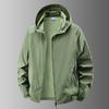 Sommer Vanntett Turjakker Menn Fiske Sykling Hette Gym Sport Løpejakke Utendørs Solbeskyttende Tynn Jakke Klær