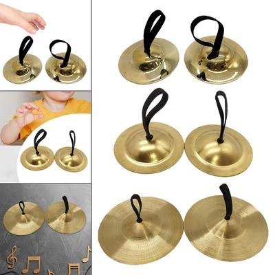 Crash Cymbal for Kids, Hand Cymbals, Belly Dancing Cymbals, Copper Finger