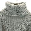 FENDI Made in Italy Silk Blend Long sleeve Short turtleneck sweater knit Women Used