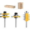 Grooving Milling Tool 1 4 Shank Alloy 3x High Abrasion Resistance Professional Cutter Tools