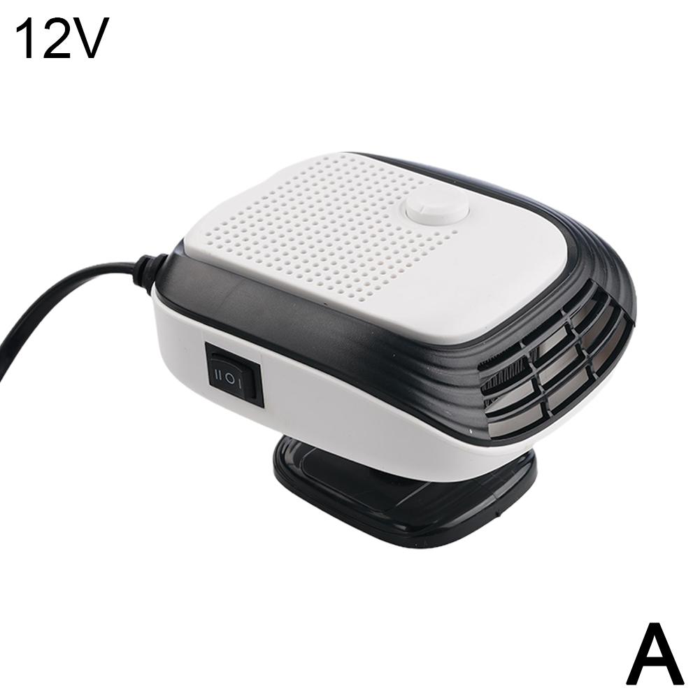 Electric Car Heater Air Cooler Fan 12V/24V Portable Demister Defroster Heating Fan 120W Dryer Windshield Defogging Accessroies