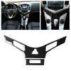 2 Stück Konsolen-Klimaanlagen-Panelabdeckung Kohlefaser-Zierleiste Passend für Chevrolet Cruze 2009–2015