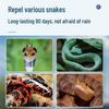 Long-lasting Rainproof Snake Repellent Pellets