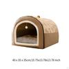 Dog House Tent Pet Shelter Removable Supplies Self Warming Cat Nest Puppy Cave 2 In 1