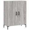 VidaXL Buffet sonoma gris 69,5x34x90 cm bois d'ingénierie 827730