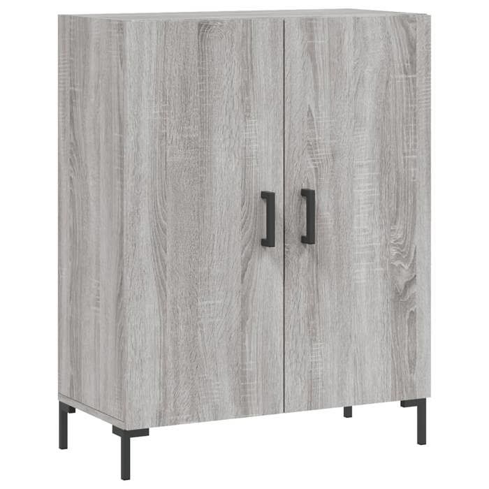 VidaXL Buffet sonoma gris 69,5x34x90 cm bois d'ingénierie 827730