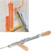 Stainless Steel Tufting Tool with Beech Wood Handle for Manual Rug Making Featuring Adjustable Speed for Detailed Craftwork