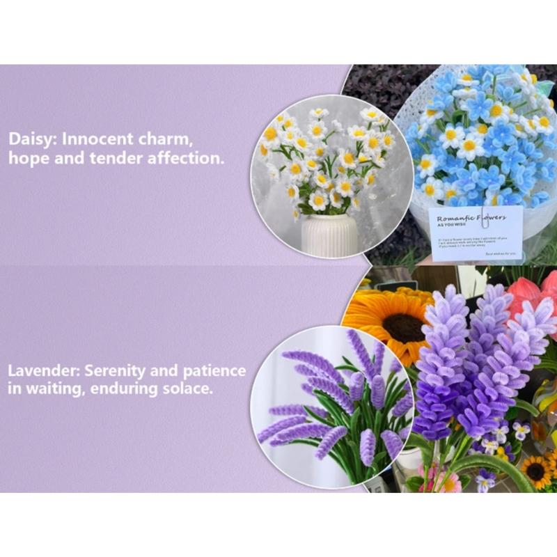 500Pcs Pipe Cleaners Craft Stems with Iron Wire and Tape for Art Craft Colored Stems Pipe Cleaners for Home Decoration