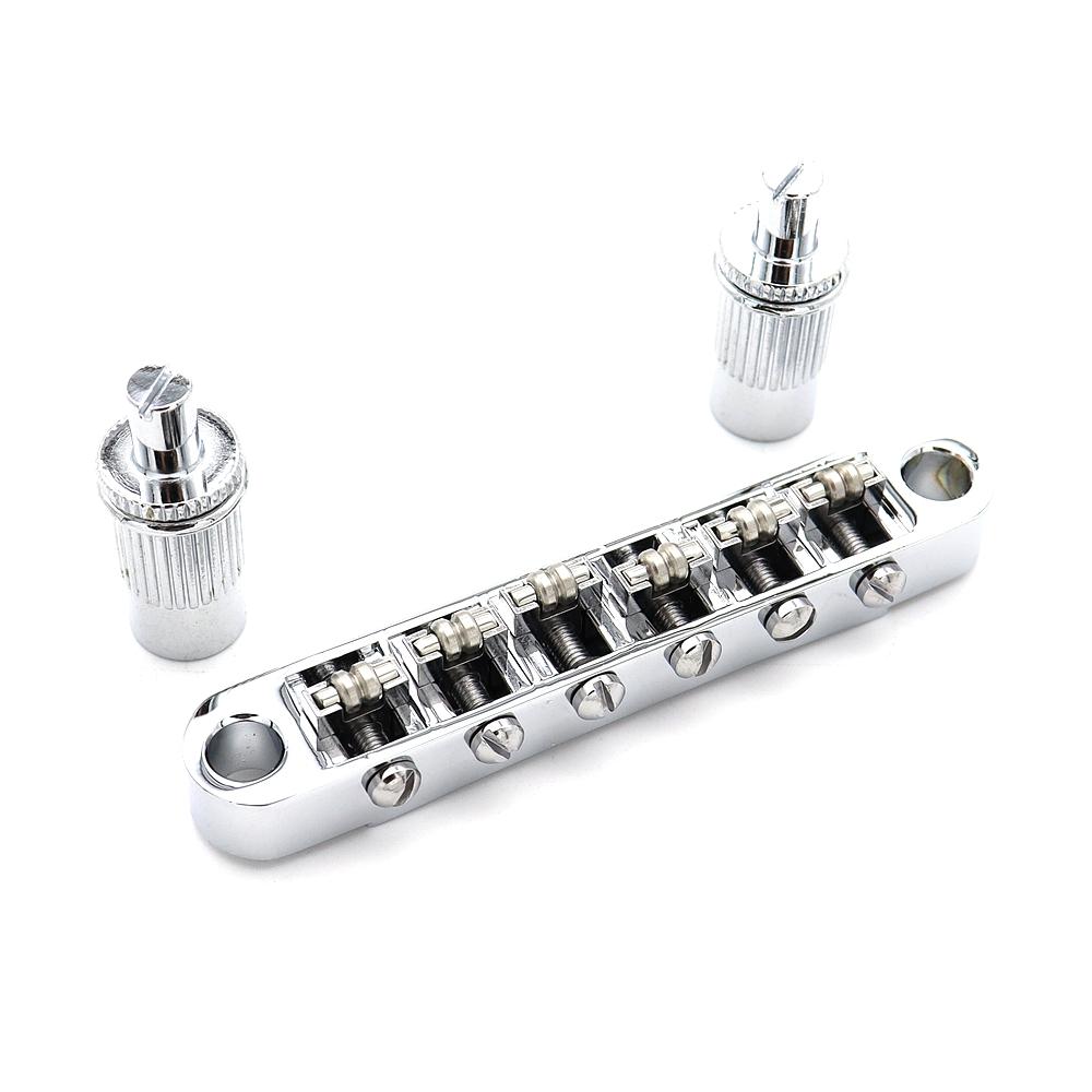 1 Set Gitaar Roller Zadels Tune-O-Matic Brug Voor Gibson Epi Les Paul 3 Kleuren