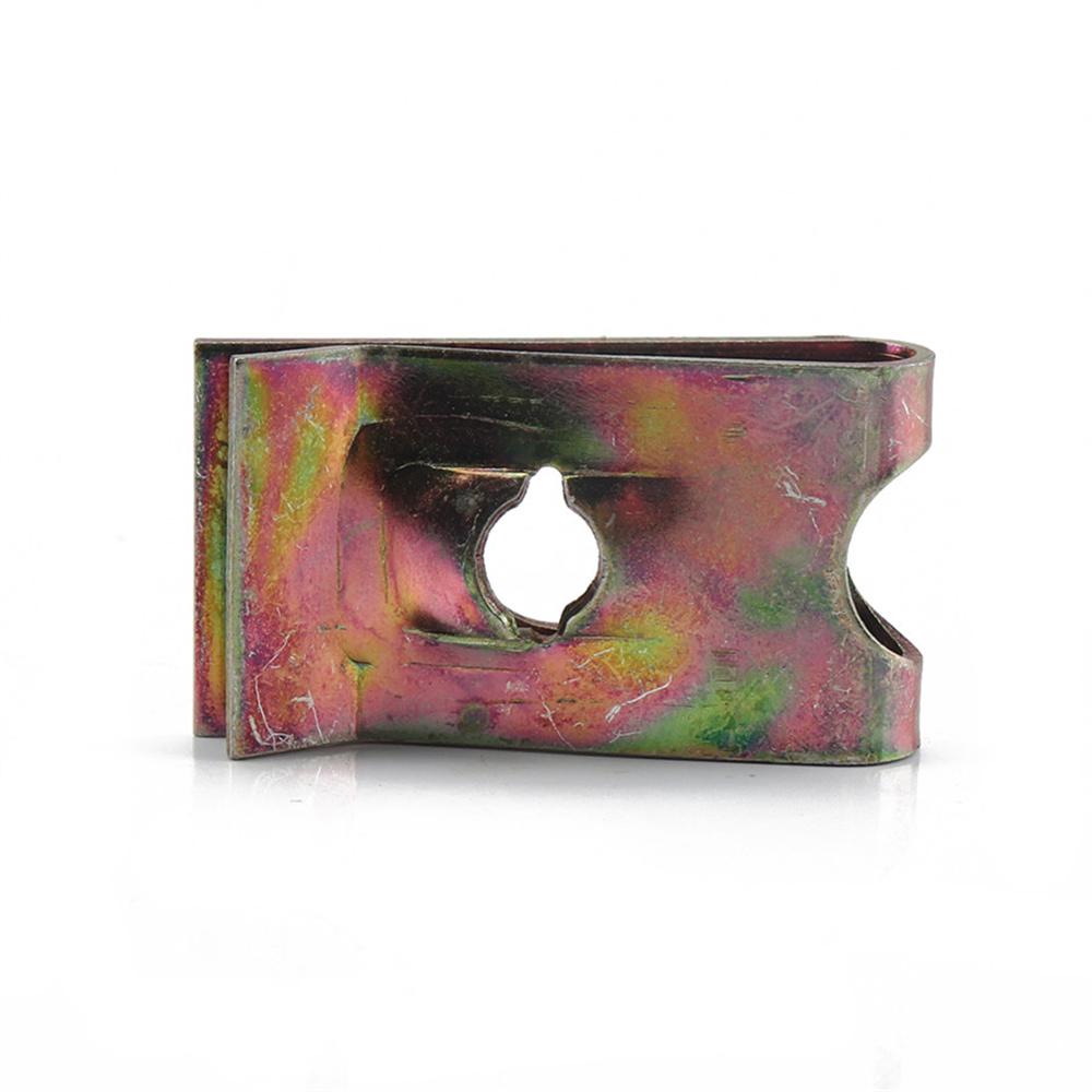 75X Motorcycle Car Universal Speed Fastener Screw U-Clips Spire Captive Nut Clip