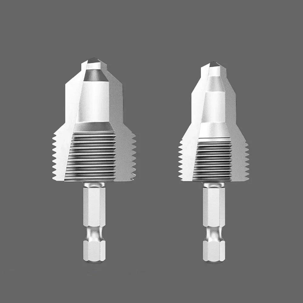 

2/3pcs 4/6 Points 1 Lifting Drill Bits 3-in-1 Three-Blade Thread Drill Bit Tapping-drilling-expansion For Pipe Repair