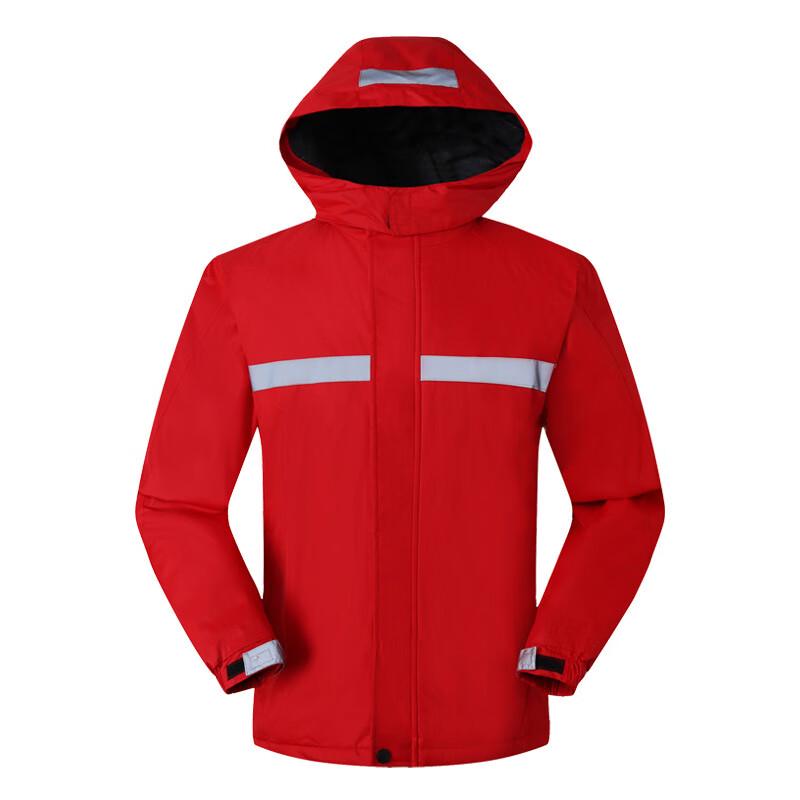 

Ruishijia Men s Warm Hooded Outdoor Work Jacket XL-4XL