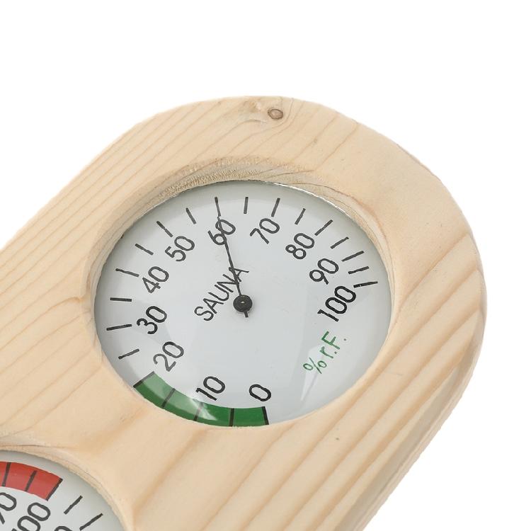 1pcs Wooden Sauna Thermometer Sauna Hygrothermograph Thermometer Celsius