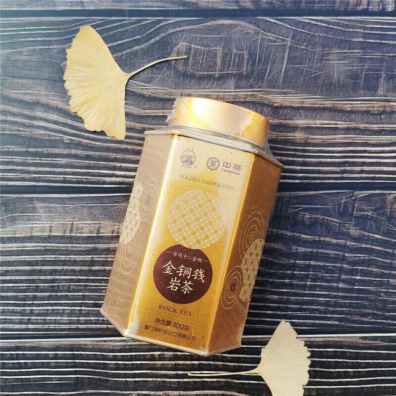 HelloYoung Moneta Golden Gopper Fujian Wuyi Rock Tea Oolong Tea 100g in latta