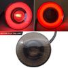 12V Motorcycle LED Taillight Rear Stop Lamp Tail Light Round For Motorbike Pit Bike ATV UTV Cafe Racer Chopper Bobber Scooter