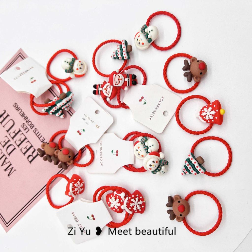 2022 Niedliches Weihnachts-Haarband für Kinder: Schneemann und Weihnachtsmann Baby Kopfschmuck