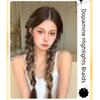 Double Ponytail Boxing Braided Hair Band Rubber Band Pony Tail Hairpiece  for Women