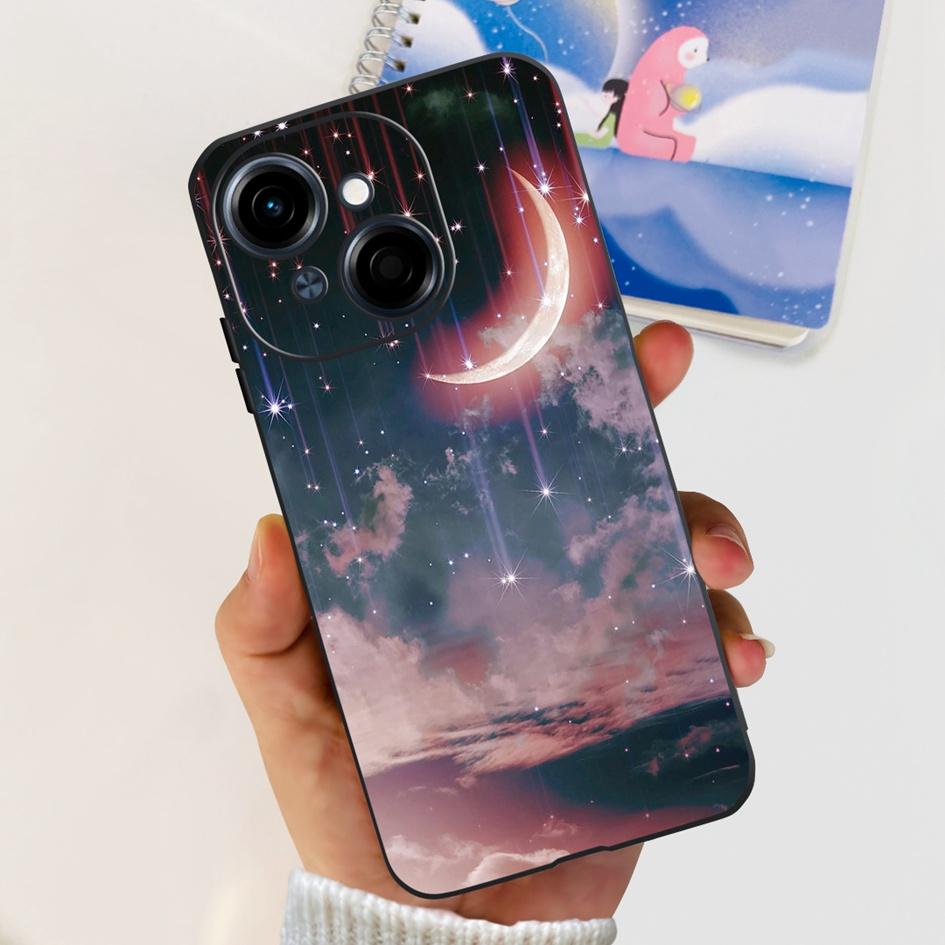 For Phone Case Tecno Spark Go 1 Cover 2024 Popular Flower Soft Silicone Back Protective Cover For Tecno Spark Go 2025 Pop 9 Etui