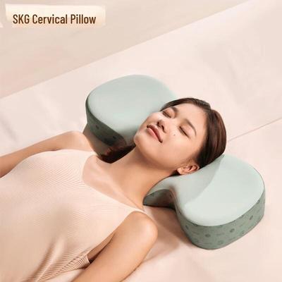 P1 Neck and Shoulder Sleep Pillow with Hot Compress Massage CN Plug (adapter Included)