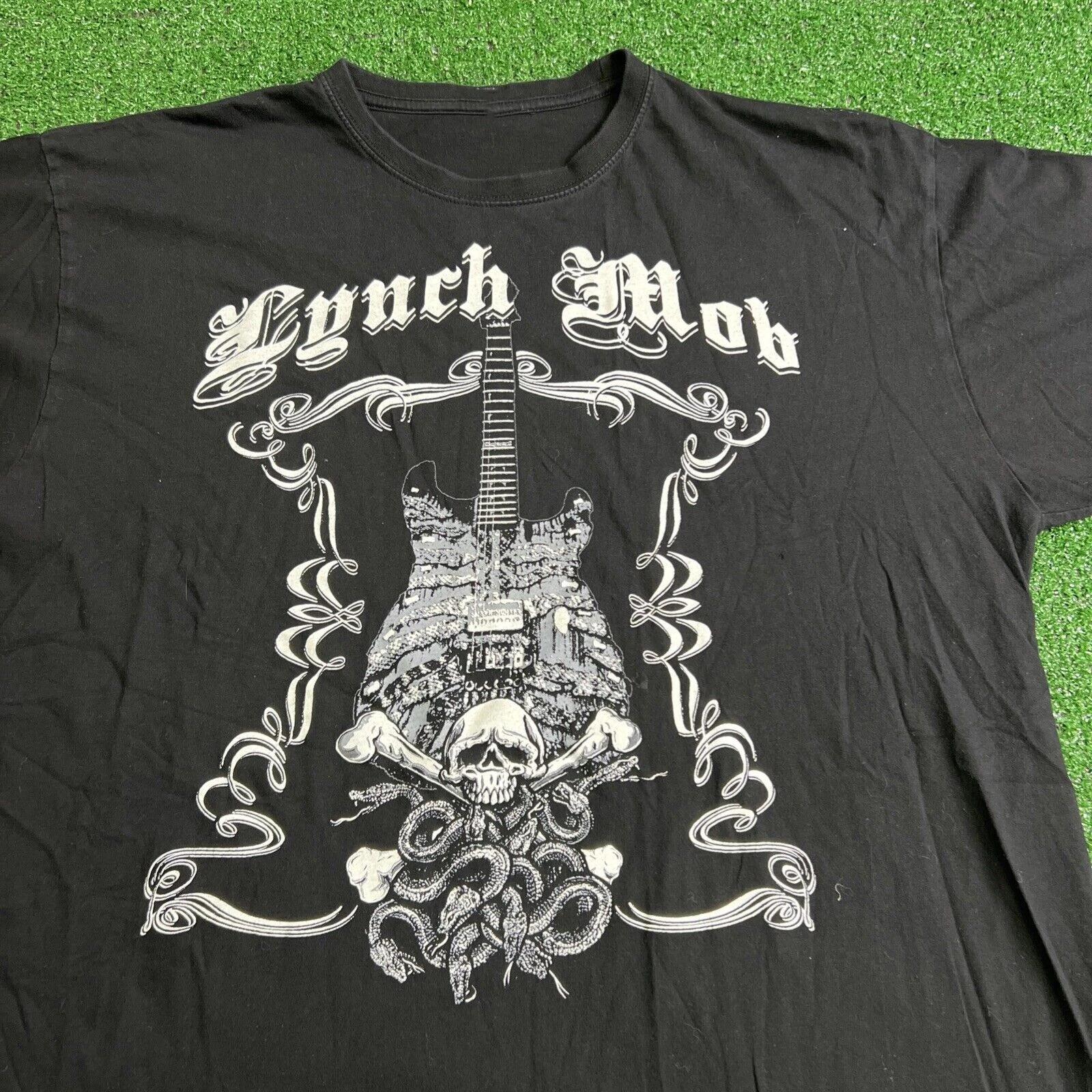 Men s and Women s T-shirts New Lynch Mob Band Black Graphic Gift For Fans Unisex S-5XL Shirt BS338 XS