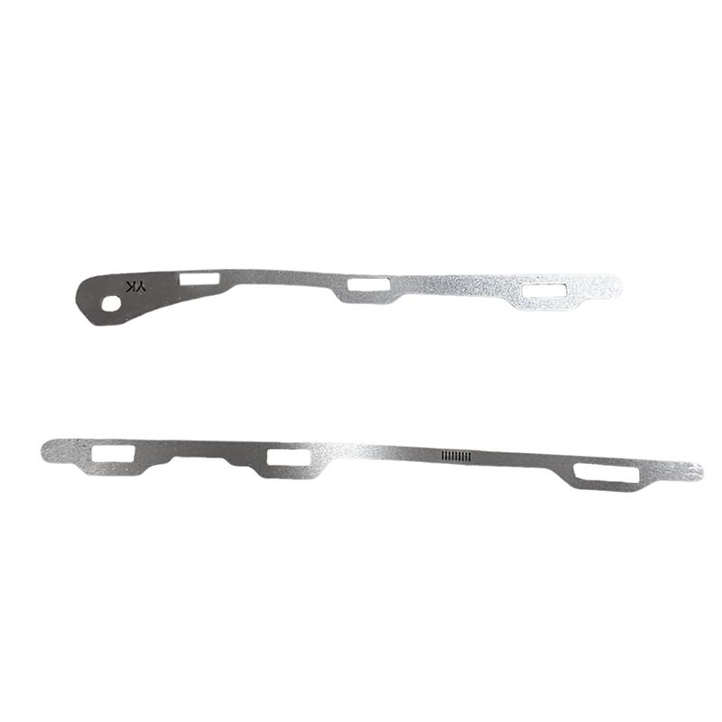2Pcs Rear Bumper Repair Metal Plate Buckle Broken Opening Rotten Buckle Repairer Bracket For 8Th Generation Civic Fd