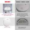 Smart WiFi Smoke and Fire Alarm Detector with Sound and Light Alerts